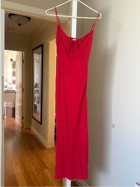 Wilfred Red Slip Maxi Dress